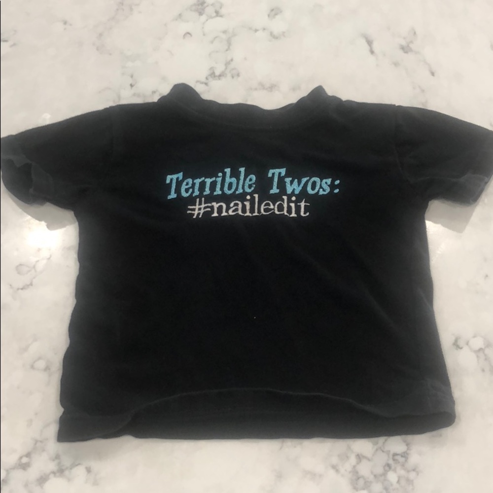2t terrible twos shirt